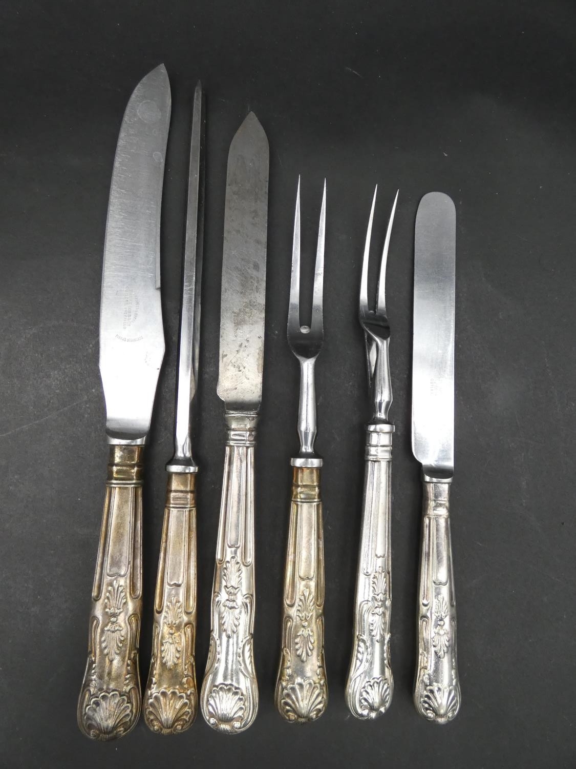 A canteen of King's pattern silver plated cutlery by FC & Co Frank Cobb Sheffield for twelve - Image 4 of 29
