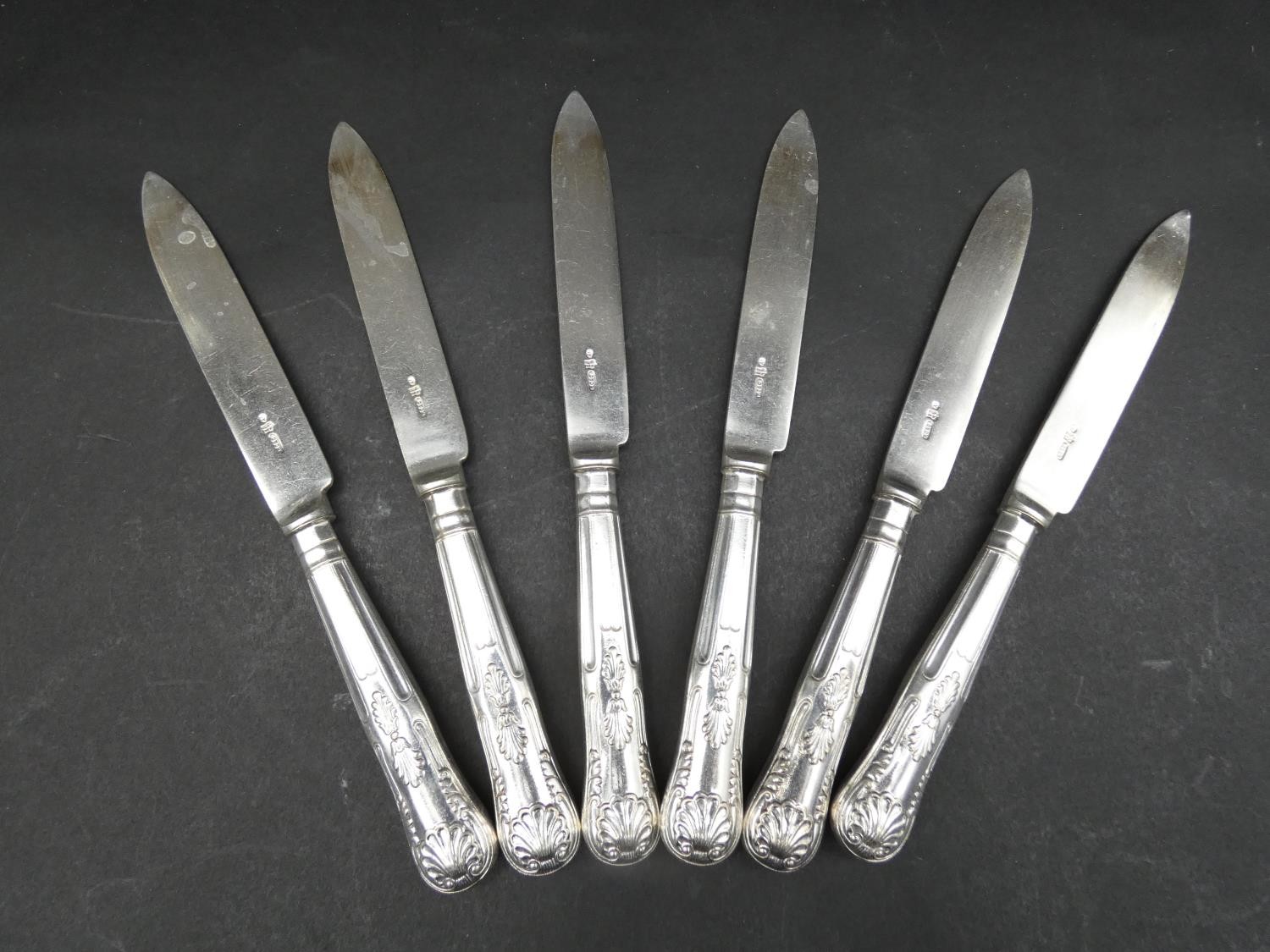 A canteen of King's pattern silver plated cutlery by FC & Co Frank Cobb Sheffield for twelve - Image 9 of 29