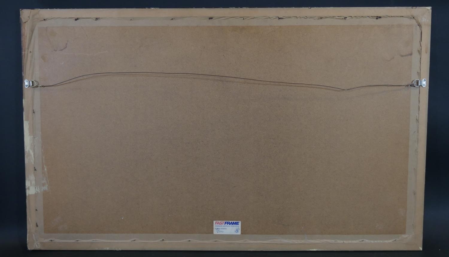 A framed and glazed antique architect's map showing 'The Plan of the Proposed Double Bridge and - Image 8 of 8