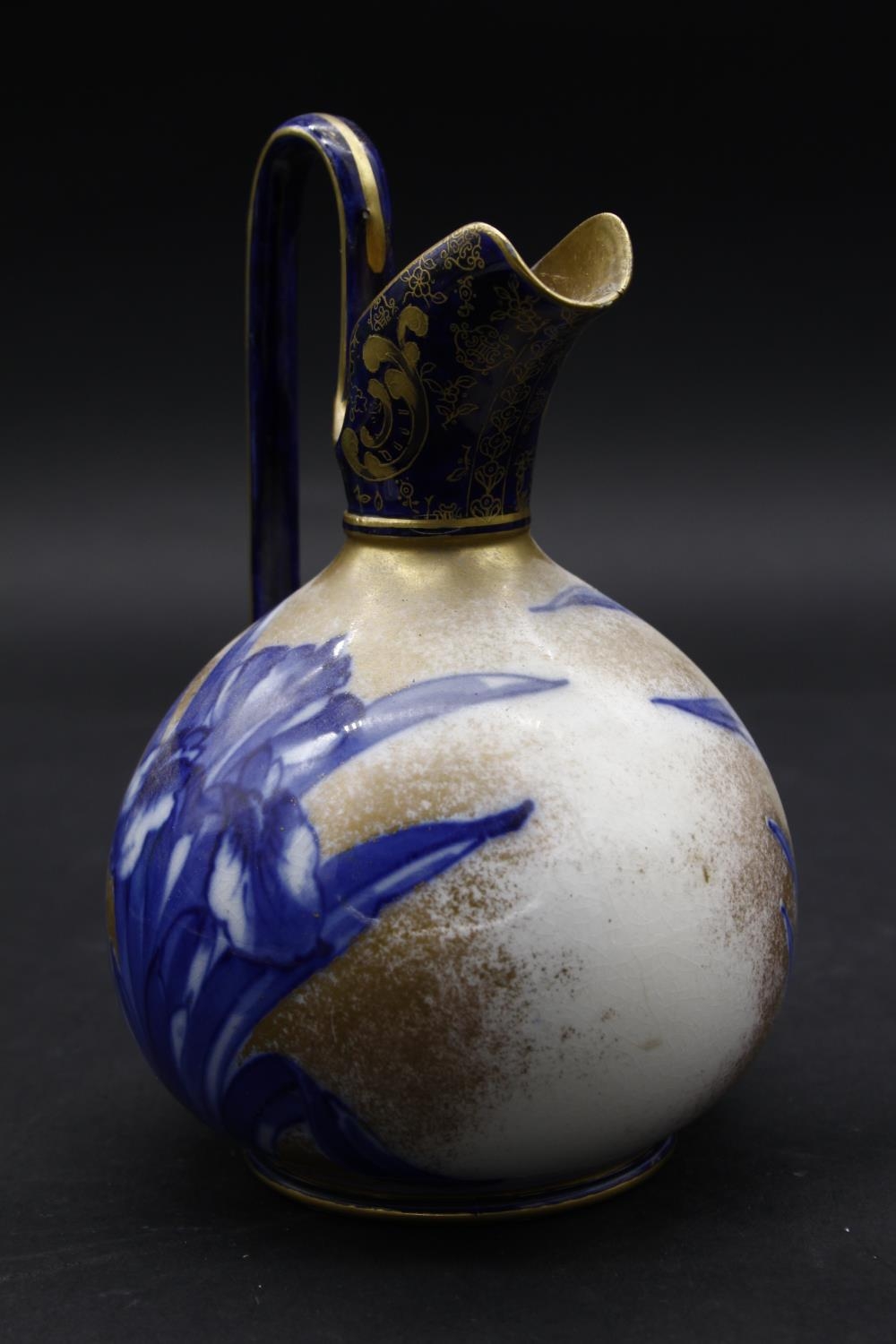 A 19th century Doulton Burslem ewer with gilt and lily decoration, three other examples and a 19th - Image 14 of 16