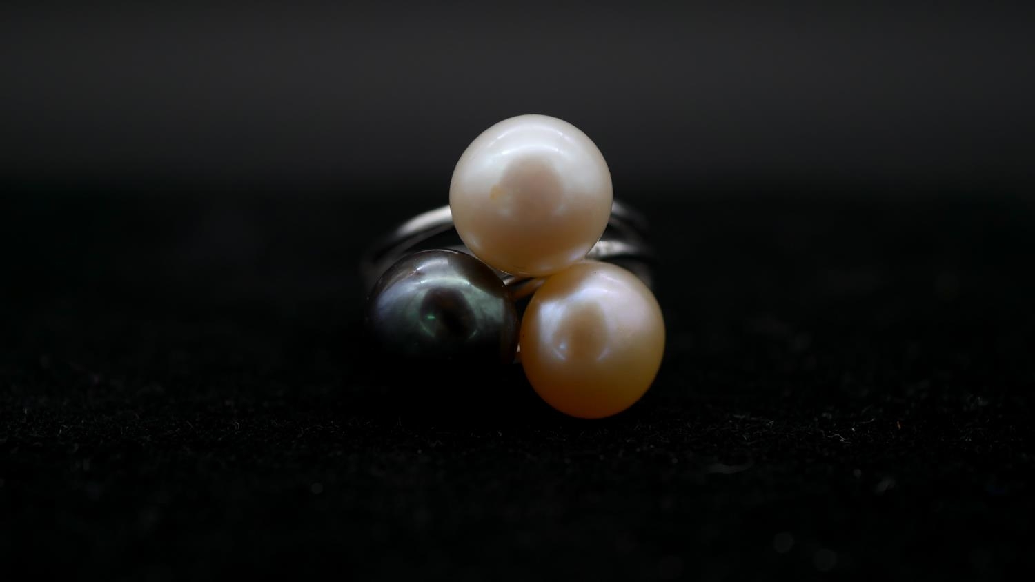 Ten gem set silver and gold rings with certificates. Including a multi-colour fresh water pearl - Image 5 of 12