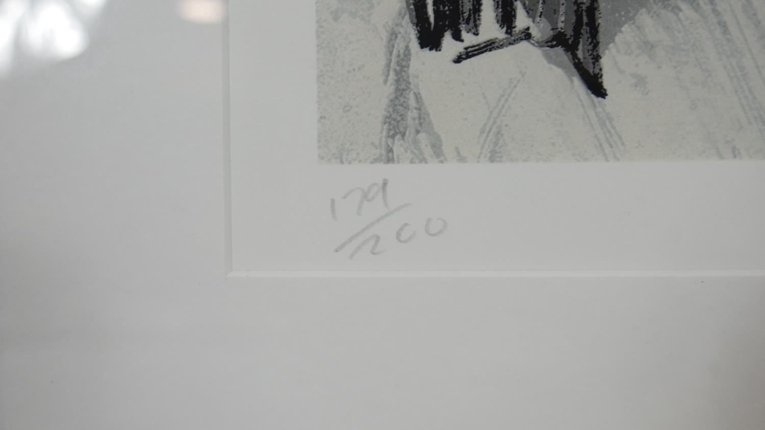 Barry Reigate, British 1971- a framed and glazed abstract cartoon limited edition signed print - Image 5 of 7