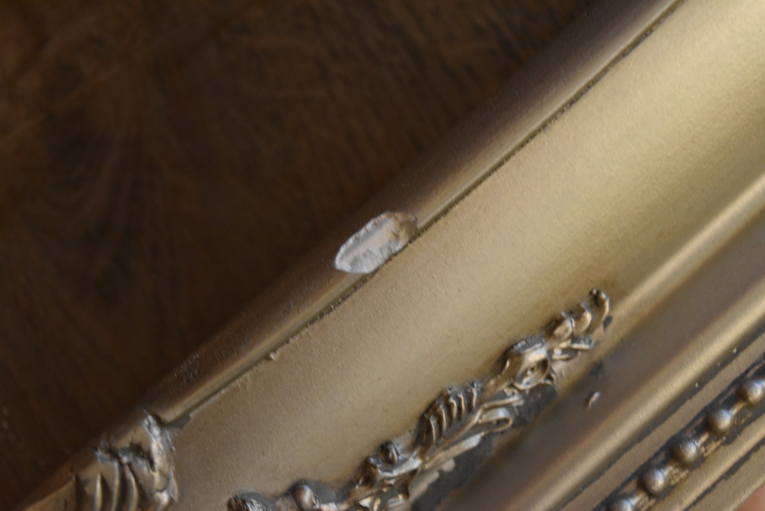 A white painted Rococo style wall mirror and a similar gilt example. H.90 W.64cm (largest) - Image 4 of 7