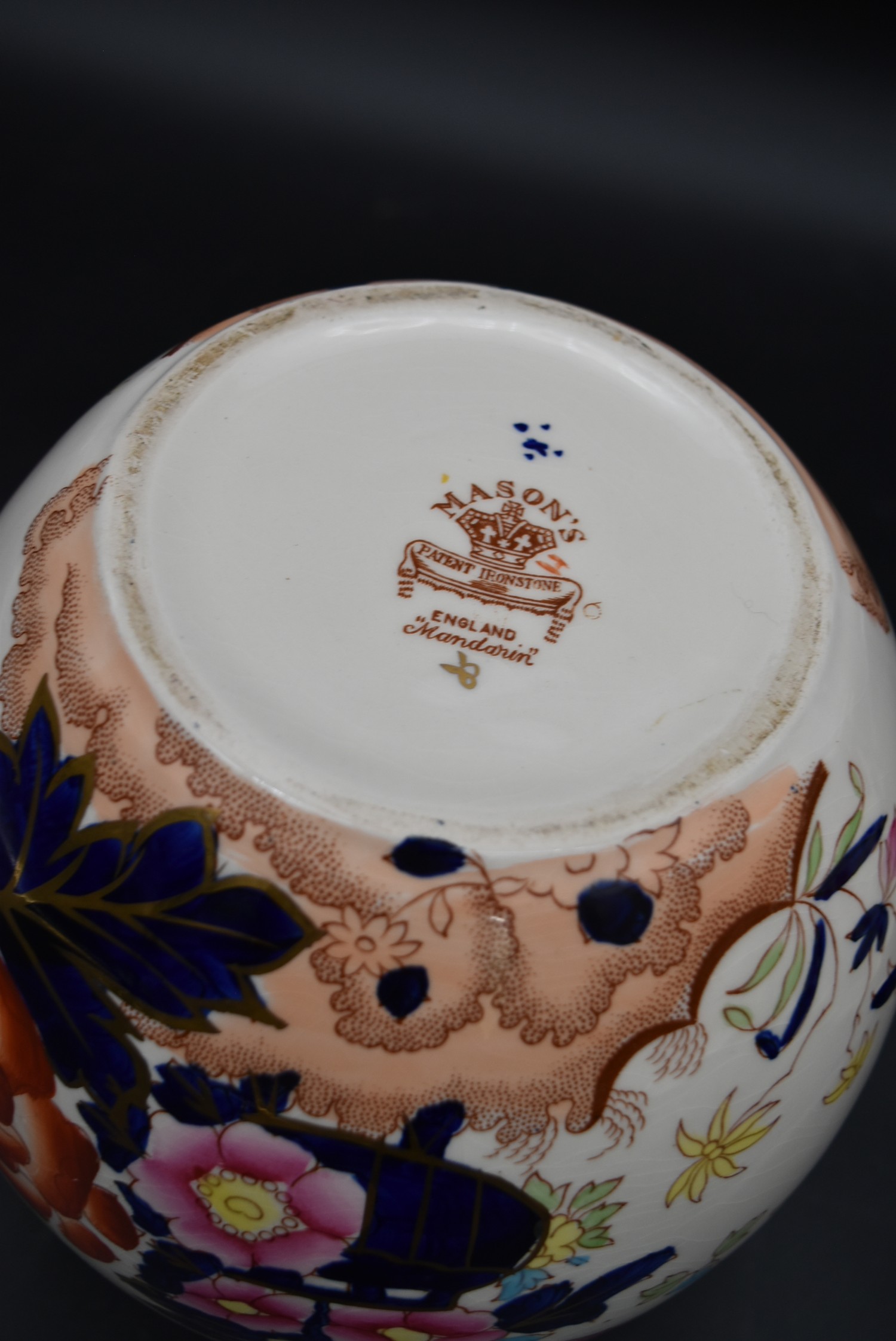 A late 19th century Mason's ironstone bowl, Mandalay, and a matching pail along with a Mason's - Image 9 of 9