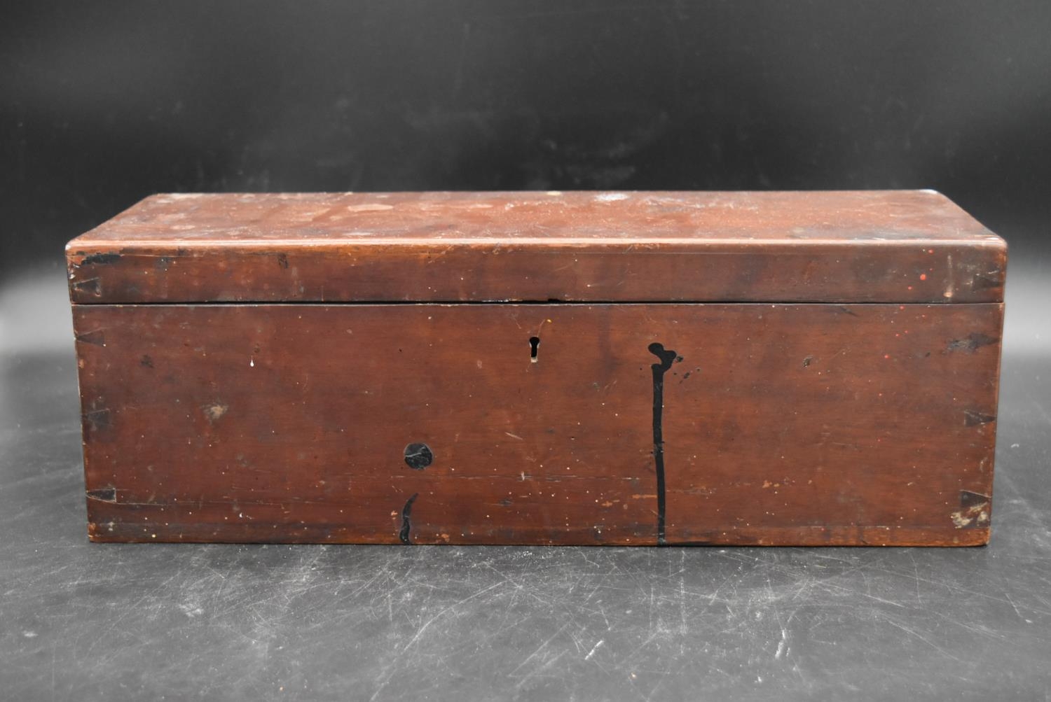 A 19th century mahogany box with fitted lift out trays containing various Mecano pieces. H.15 W.45 - Image 8 of 8