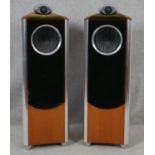 A pair of Tannoy Dimension TD10 floor standing speakers. H.94 W.30 D.31cm