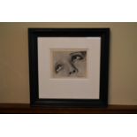 Man Ray (1890-1976) original vintage photogravure, tearful woman, dated 1933. H.50 W.50cm