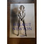 An original Taschen publicity folder for the Helmut Newton Sumo book. H.70 W.50cm