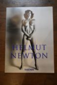 An original Taschen publicity folder for the Helmut Newton Sumo book. H.70 W.50cm