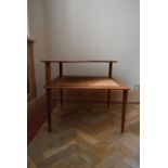 A mid century Danish teak corner table by Peter Hvidt and Orla Molgaard-Nielsen for France and
