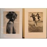 Martin Munkasci, two original heliogravure prints. H.40 W.30cm (2)