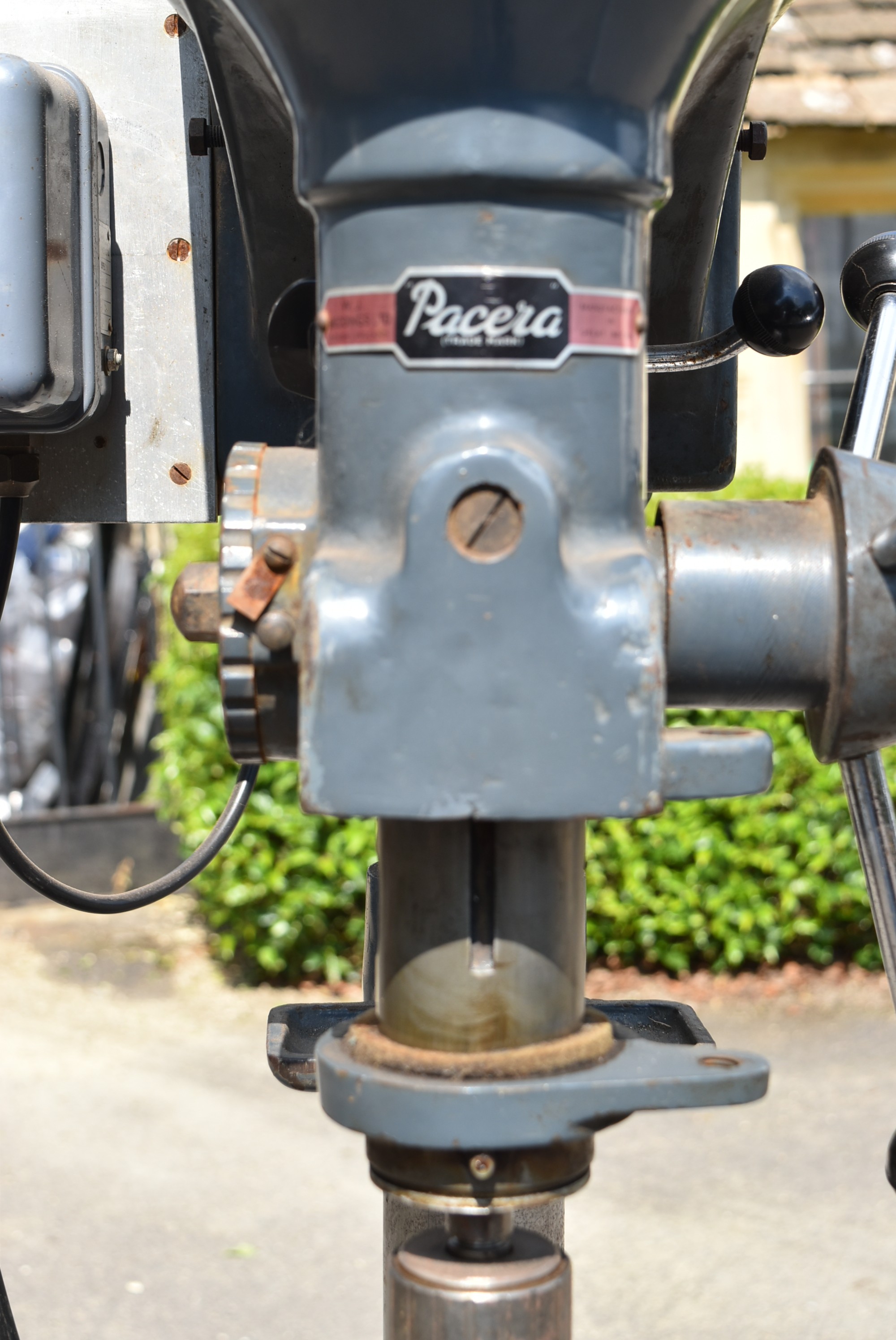 A 1940-50's Pacera model MF2 electric floor standing drill with photo spec. sheet attached. H.170 - Image 7 of 15