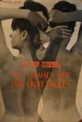 An original film poster for the 1963 film Les Strip-teaseuses ou ces femmes que l'on croit