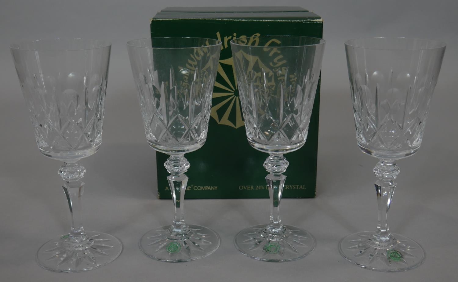 A collection of boxed glass and crystal. Including two boxes of Pompadour crystal glasses, a crystal - Image 8 of 8