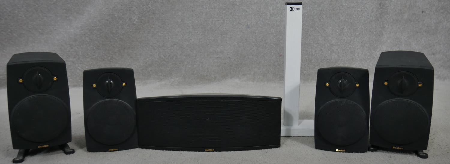 A set of five Boston Acoustics Micro 90x surround sound speakers. H.20cm - Image 2 of 7