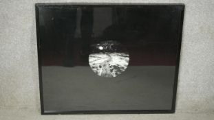 David W. Hazel, A framed and glazed abstract photo print on board. Label verso. W.63 H.53