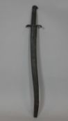A 1856 Pattern Yataghan sword bayonet. Blade is stamped with a broad arrow WD and Solingen