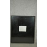 Annette Heyer- A framed and glazed abstract photo print, titled 'Vent', dated 1990. Label verso. W.