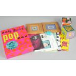 An Andy Warhol pop box, Andy Warhol limited edition Magic Cube, 2001, a Keith Haring artwork magic