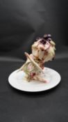 Anna Barlow (B.1982), Ice Cream Sundae, porcelain sculpture, signed to the base. H.22 W.21