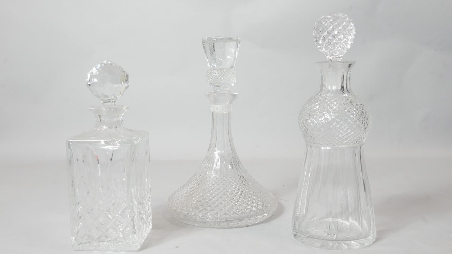 Collection of crystal and glass. Including two boxed cut crystal vases, a Bohemian amethyst cut to - Image 5 of 5