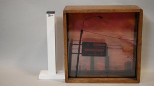 Perrain Costi. Skybox - The Sign 2011 signed, titled, and dated 2011 (on the reverse), lightbox with