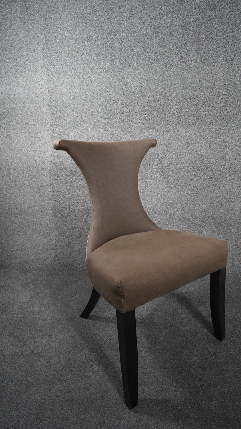 A William Yeoward upholstered side chair with waisted shaped back raised on square tapering - Image 2 of 6