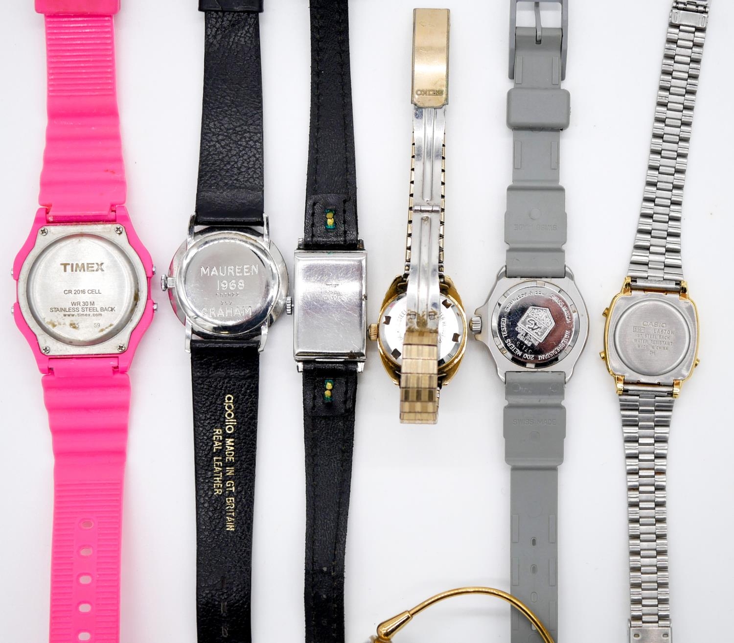 Seven ladies wrist watches. Including Timex, Ebel, Tag, Casio and others. - Image 5 of 10