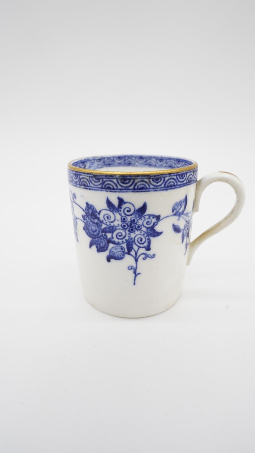 Six 19th century blue and white coffee cups and saucers. Two by Bishop & Stonier Bisto with a - Image 20 of 30