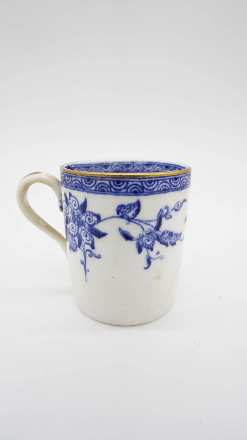 Six 19th century blue and white coffee cups and saucers. Two by Bishop & Stonier Bisto with a - Image 3 of 30