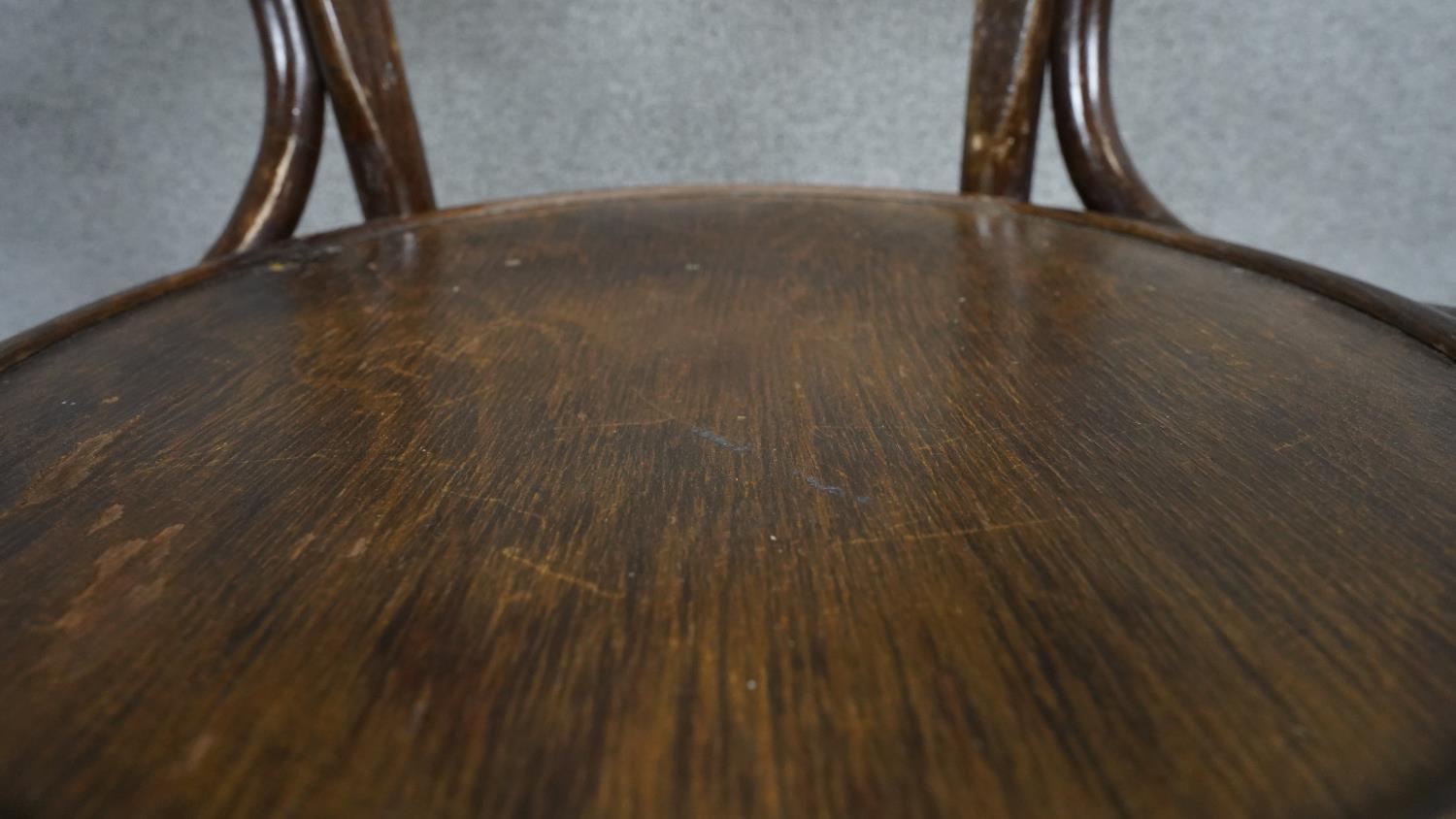 A bentwood armchair along with a Victorian mahogany dining chair. H.88 W.46 D.41 - Image 6 of 12