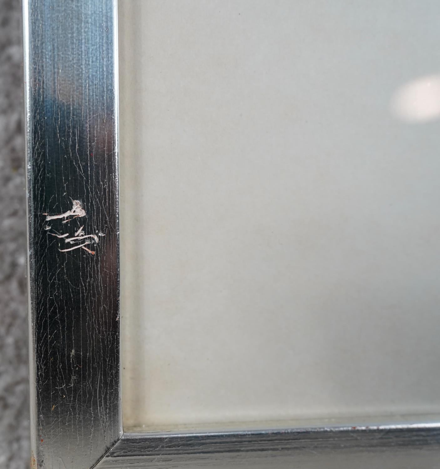 A framed and glazed Impressionist style watercolour, London skyline. H.62 W.46cm - Image 4 of 4