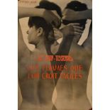 An original film poster for the 1963 film Les Strip-teaseuses ou ces femmes que l'on croit