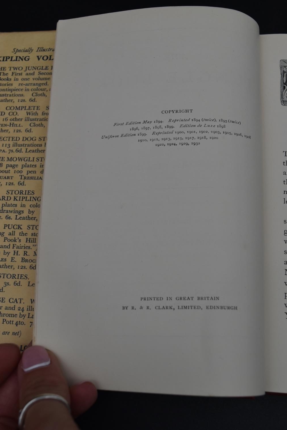 A collection of ten novels from the 1940's to include John Buchan, Conan Doyle and Rudyard Kipling's - Image 14 of 26