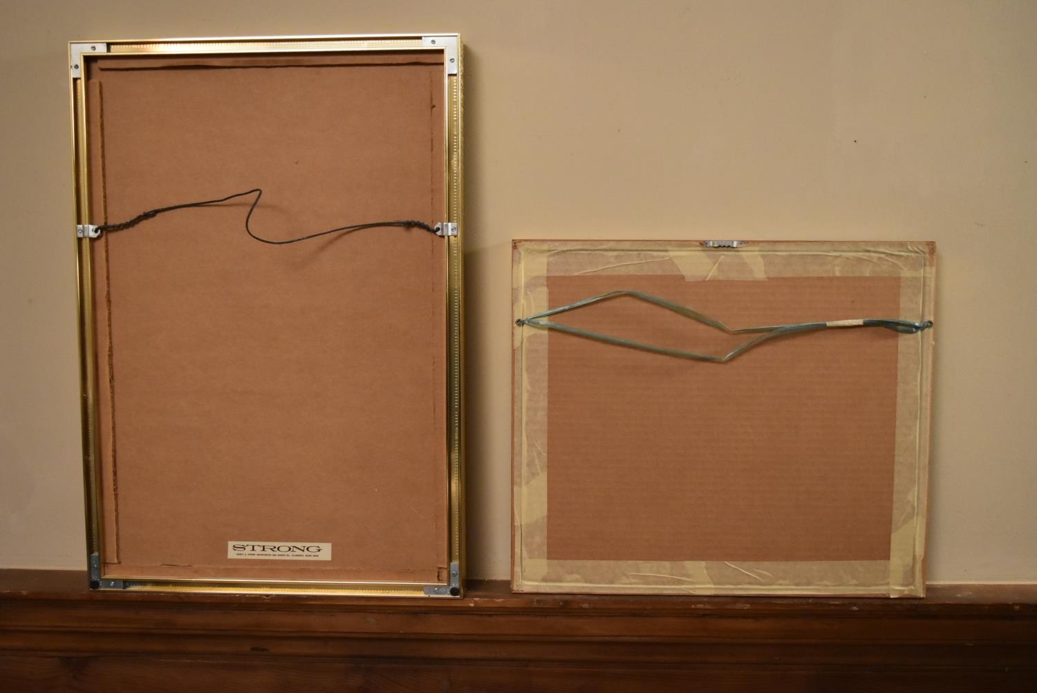 A framed and glazed artwork on paper titled Rope Trick, signed H. Strong along with a framed and - Image 6 of 7