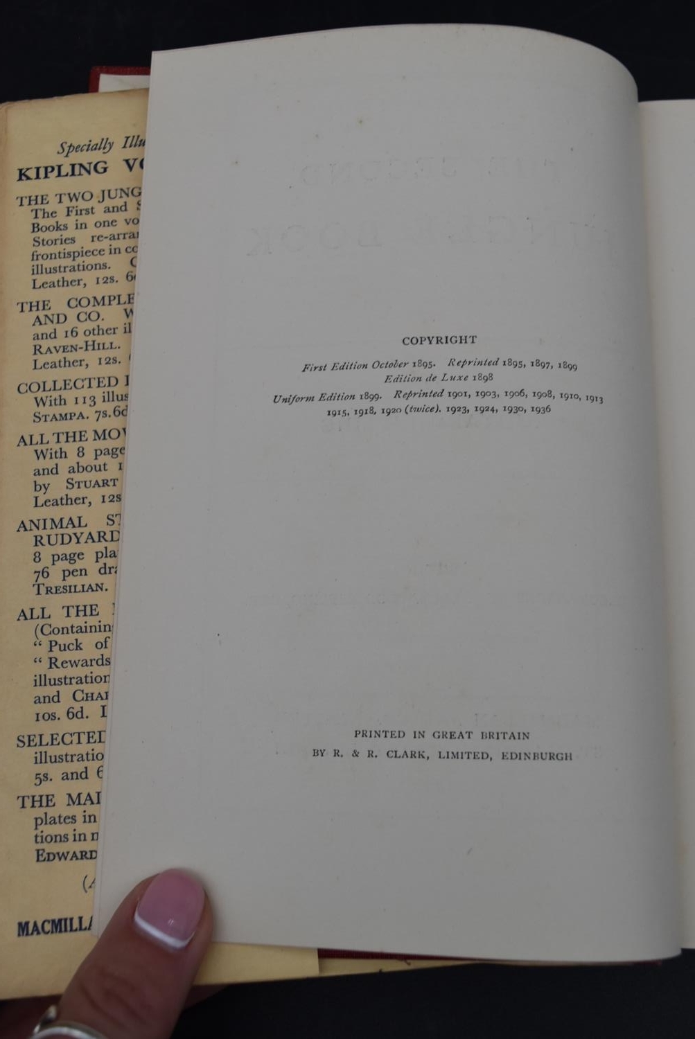 A collection of ten novels from the 1940's to include John Buchan, Conan Doyle and Rudyard Kipling's - Image 17 of 26