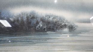 Deborah Walker, A framed and glazed mixed media on paper, 'Winter Light, Branston', monogram lower