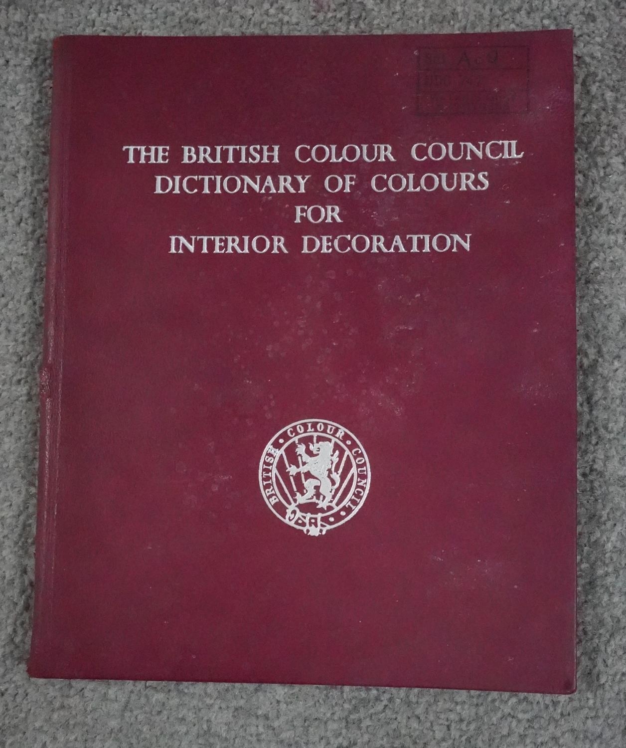 The British Colour Council Dictionary of Colours for Interior Decoration. Edition 2943, London. - Image 2 of 10