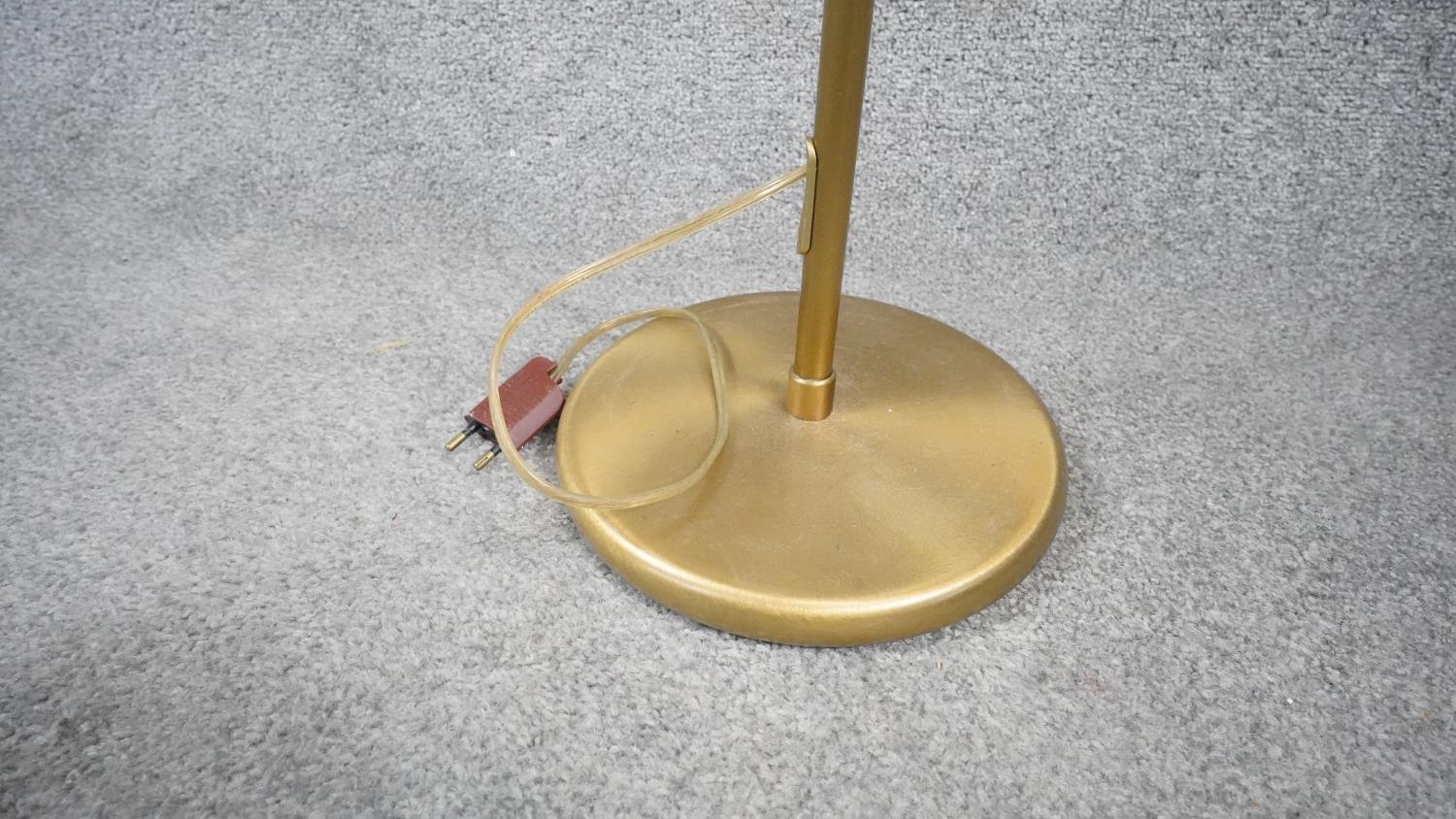 A 1970's Holtkoetter pharmacy brass floor lamp designed and made in Germany by Holtkoetter - Image 5 of 8