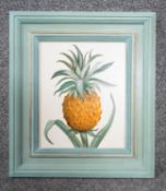 ALEXANDRA CHURCHILL - A framed oil on board still life of a pineapple. Signed A. Churchill. H.40 W.