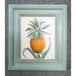 ALEXANDRA CHURCHILL - A framed oil on board still life of a pineapple. Signed A. Churchill. H.40 W.