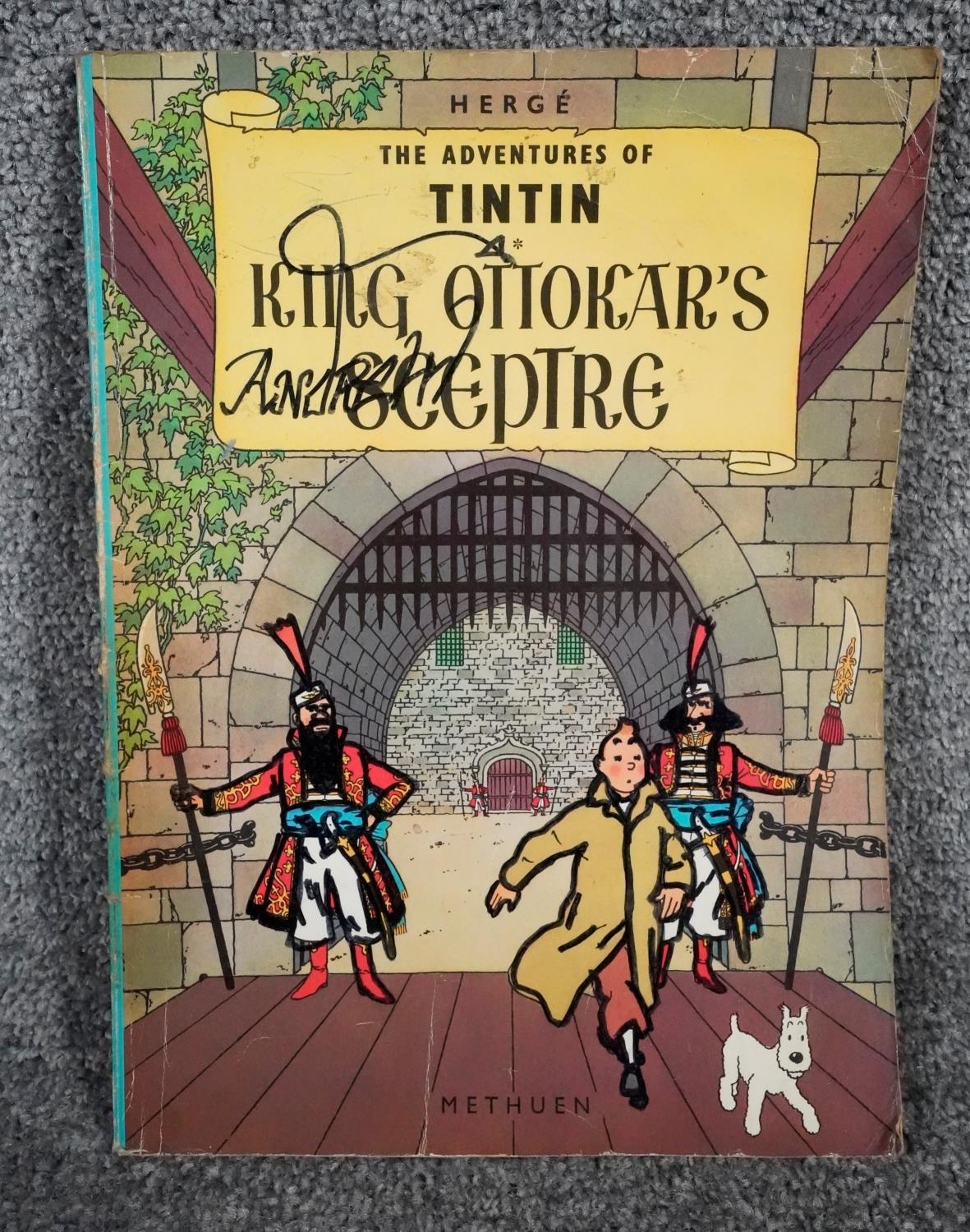 A collection of twelve vintage Tintin comics. H.31 W.23 - Image 13 of 24