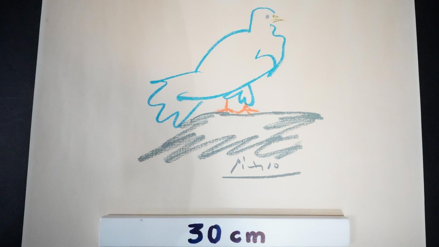 A unframed colour lithograph of Picasso Dove, Nouvelles Images, Picasso/Colombe/Dove/Taube/Colomba/ - Image 3 of 3