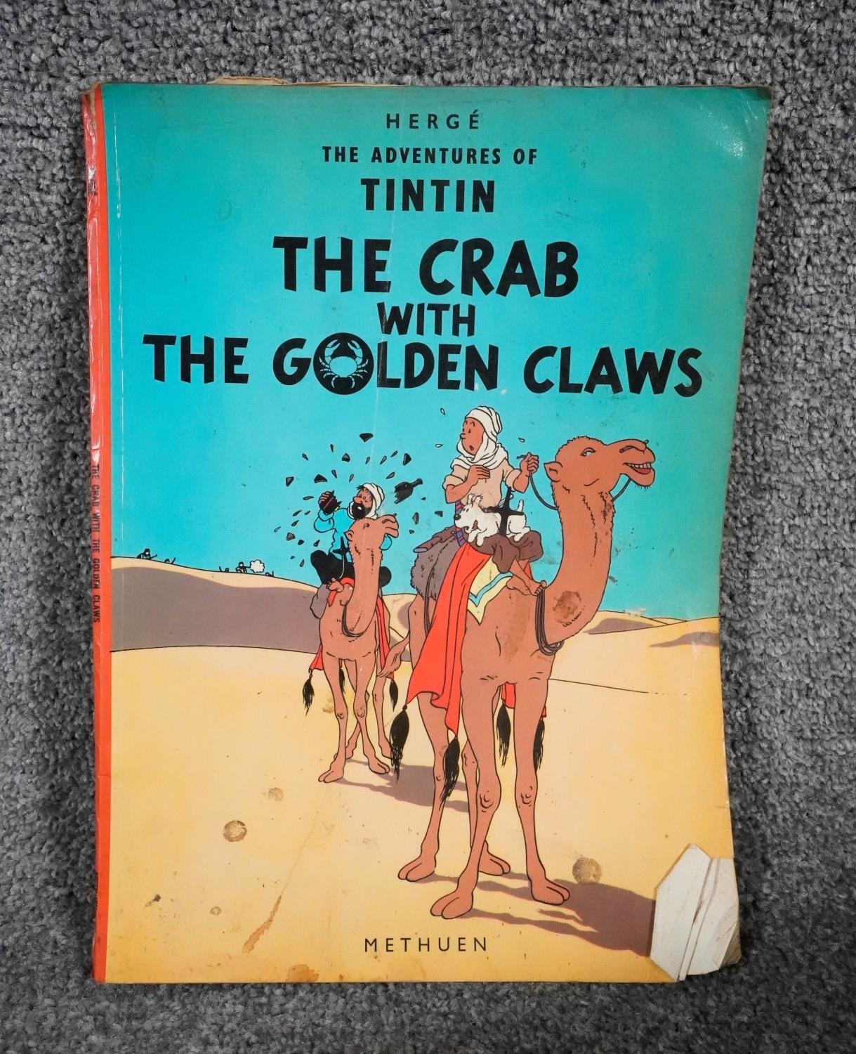 A collection of twelve vintage Tintin comics. H.31 W.23 - Image 15 of 24