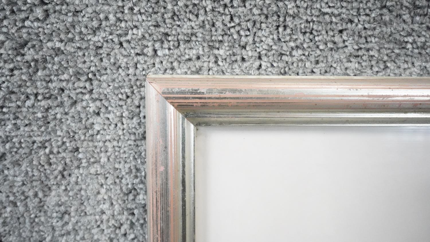 P Maury- A framed and glazed watercolour of a courtyard. Signed by artist. H.66 W.51 - Image 4 of 6