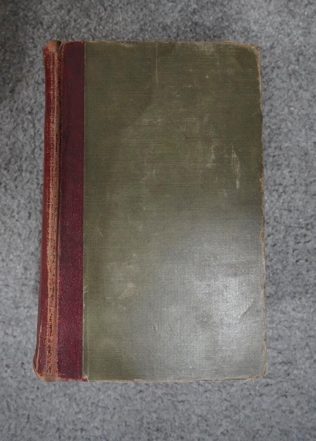 A collection of eleven antique leather bound books. including Mrs Beaton's Book of Household - Image 7 of 15