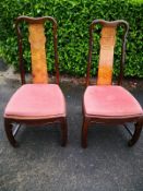 Two 20th Century Chinese dining chairs