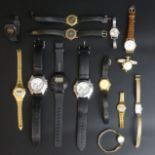 A collection of gents and ladies watches, including Tissot, Timex and Accurist. UK Postage £15.