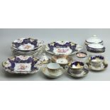 19th century English porcelain dinner and tea wares. Collection only.