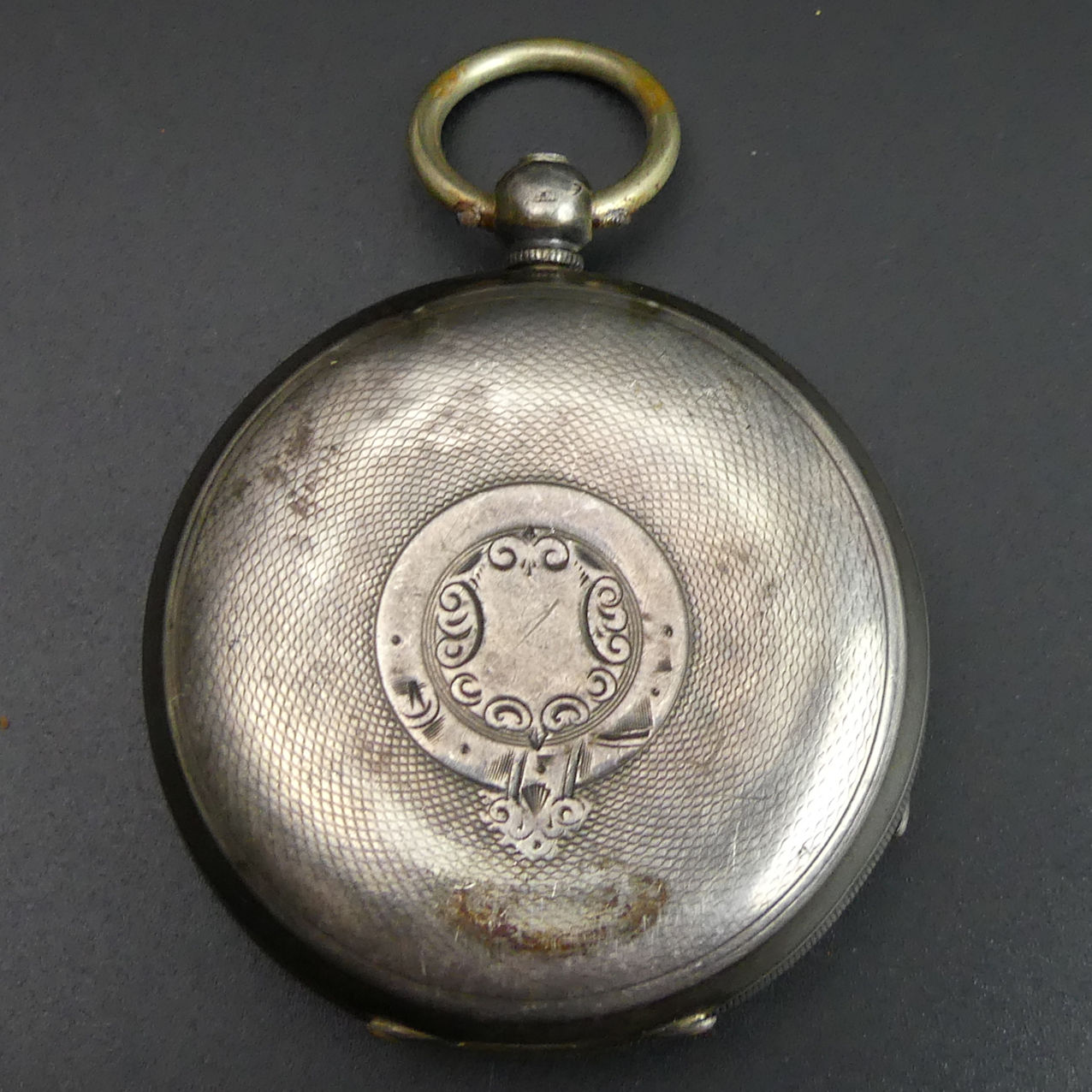 Silver open face, Express English Movement pocket watch, Birmingham 1902. 75 x 51 mm. UK Postage £ - Image 2 of 2